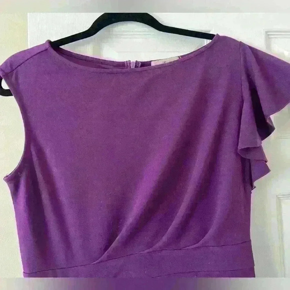 AISIZE Women's Pinup Vintage Ruffle Sleeves Cocktail Party Pencil Dress - Picture 2 of 6